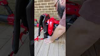 Starting the Craftsman Gas Leaf Blower for the 1st time 