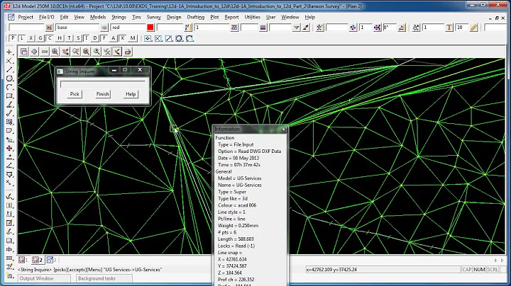 12d Model Introduction Training 3 6 Edit Triangulation   Change the Data Used to Create the Tin   Yo