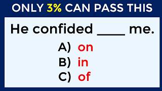 ONLY 1% CAN PASS THIS TEST | Mixed English Grammar