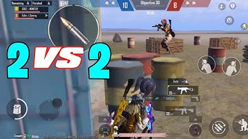 🔥2 VS 2 CHALLENGE M416 - UMP45 WOW MODE BGMI