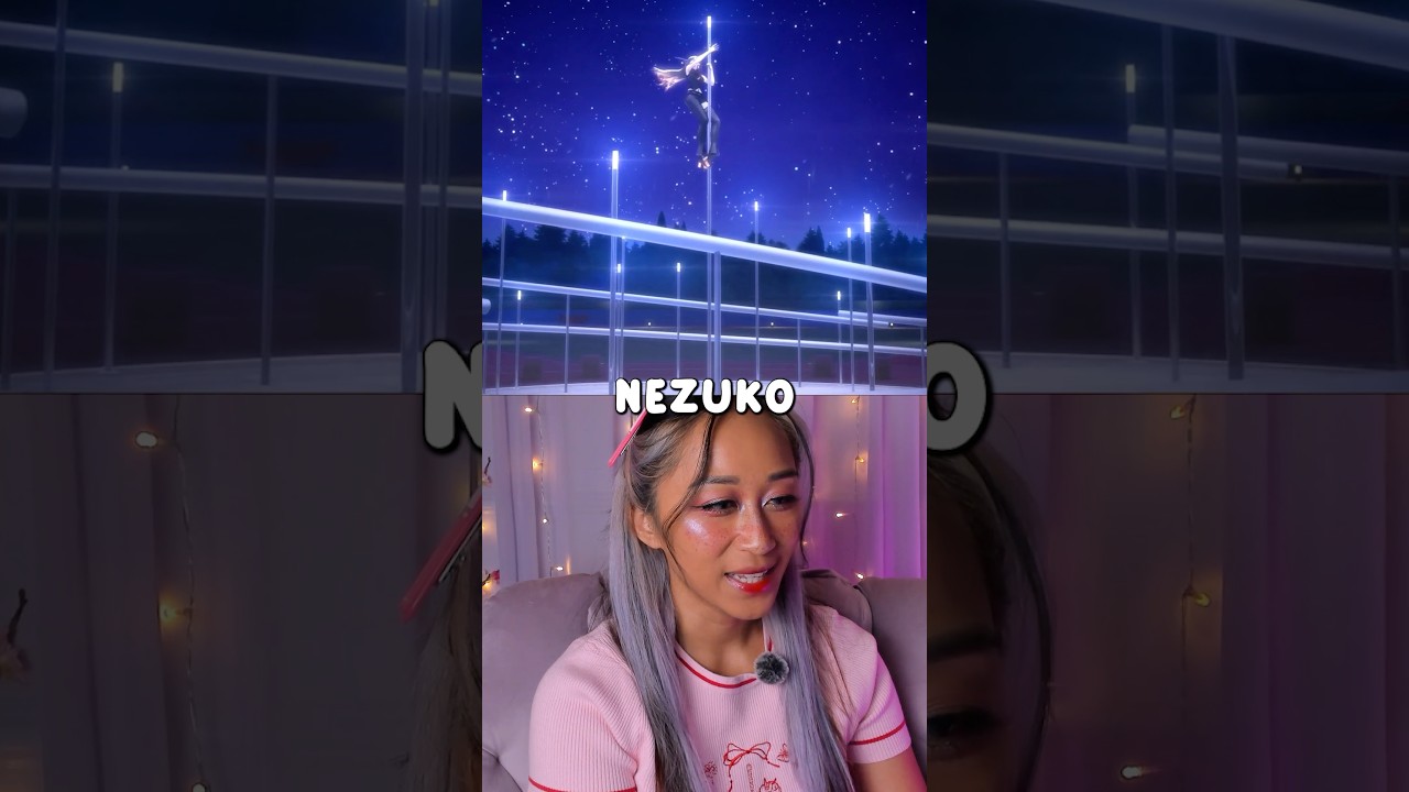 dang nezuko i wasn’t familiar with your game “Pole Princess!!” #animereaction