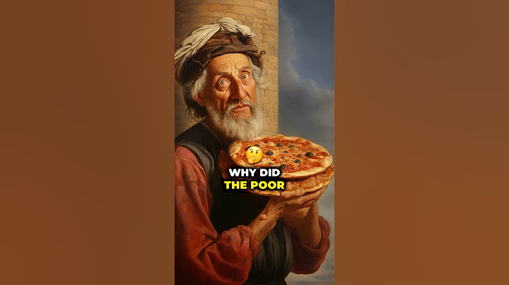 Why Did the Poor Eat Pizza? #shorts