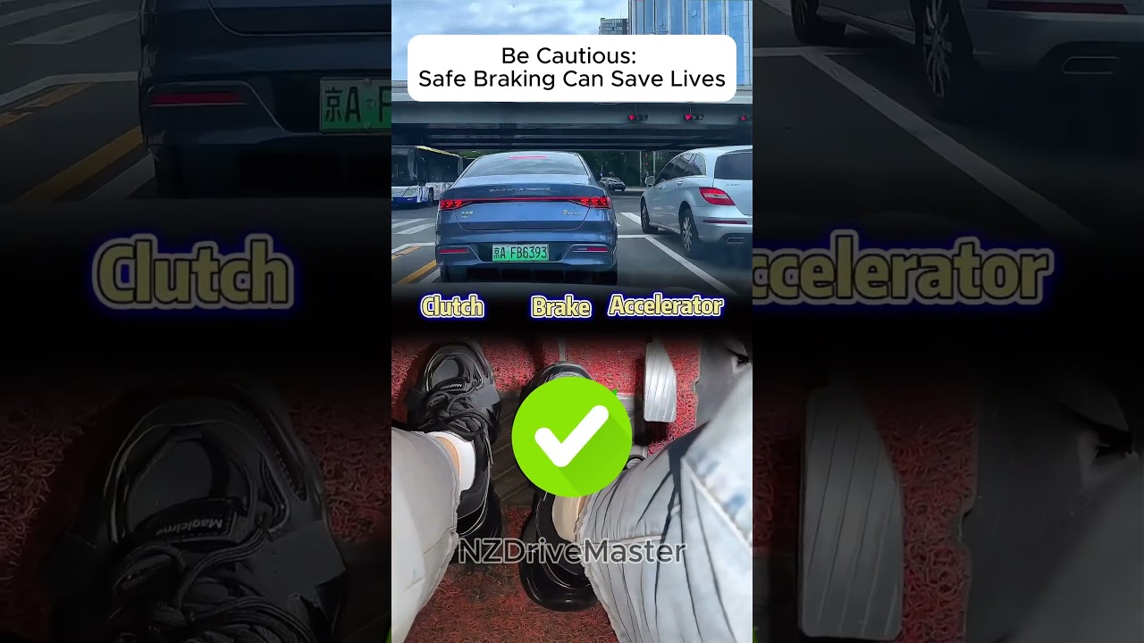 🚗 Be Cautious: Safe Braking Can Save Lives 