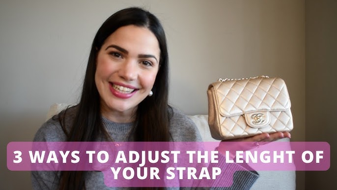 HOW TO SHORTEN CHANEL BAG CHAIN STRAP (on the shoulder, crossbody, & super  short) 