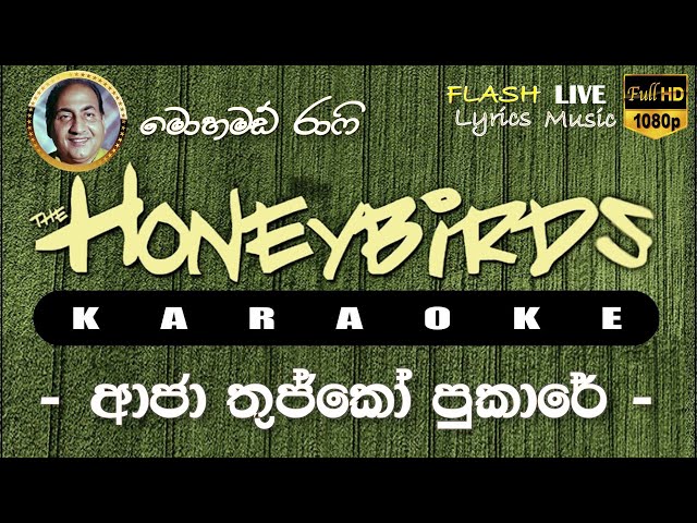 Aaja Tujhko Pukare Karaoke (Without Voice) ආජා තුජ්කො පුකාරේ කැරෝකේ class=