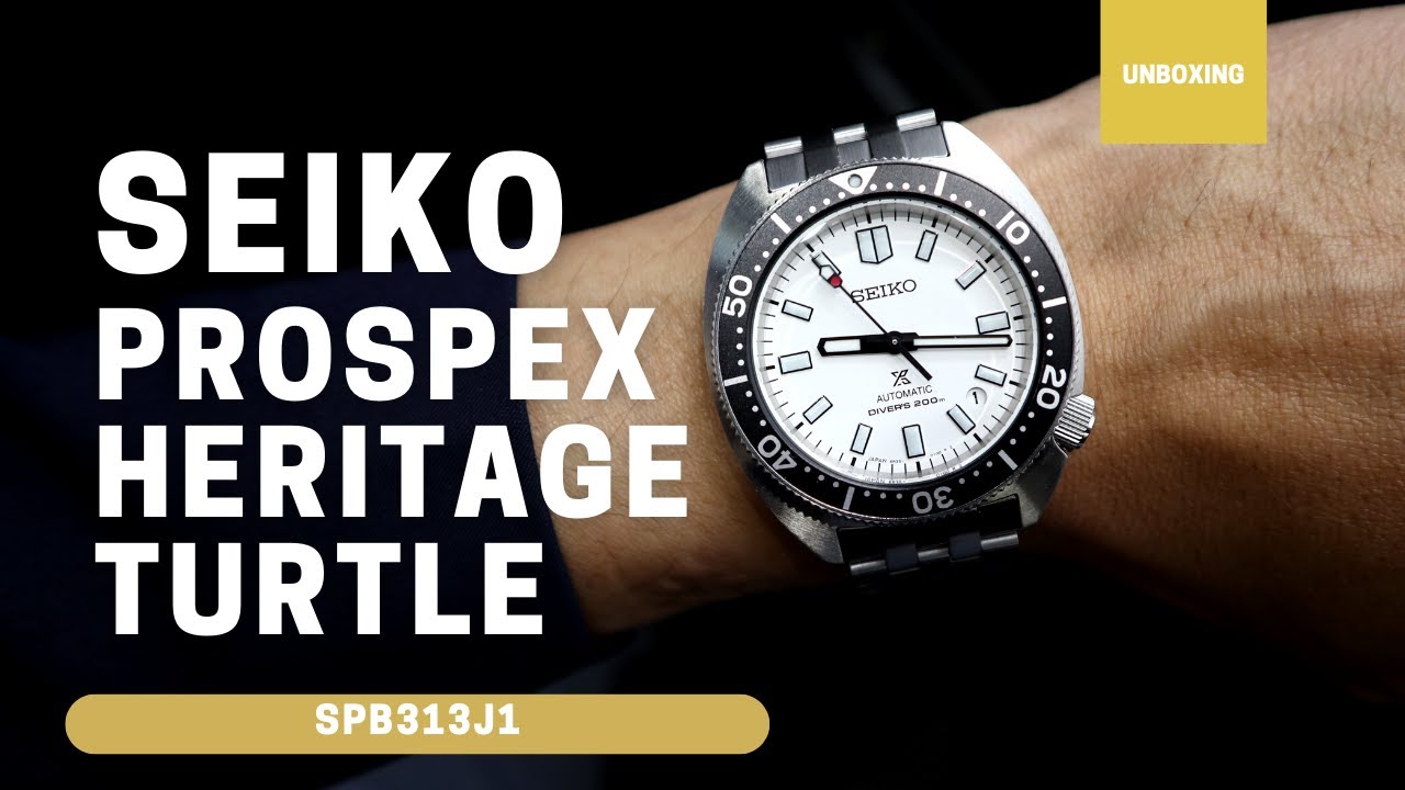 Unboxing Seiko Prospex Heritage Turtle 1968 Re-Interpretation SPB317J1  SPB317 - YouTube