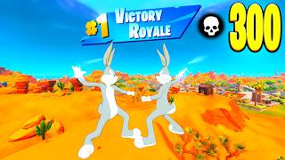 300 Elimination DOUBLE BUGS BUNNY Wins Full Gameplay! Fortnite Chapter 7 Season 2