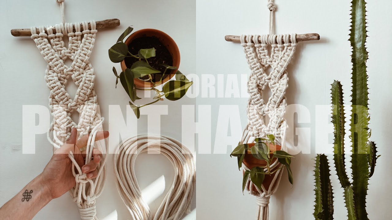 Macrame plant hanger
