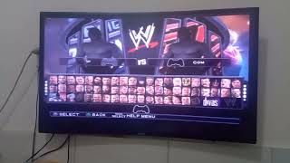 Desbloqueado todos os personagens do WWE SmackDown vs Raw 2011 do meu ps2