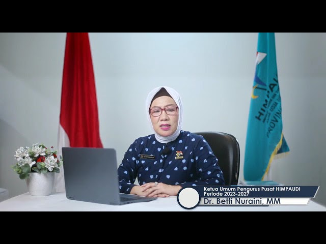 Sambutan Ketua Umum PP HIMPAUDi Periode 2023-2027 class=