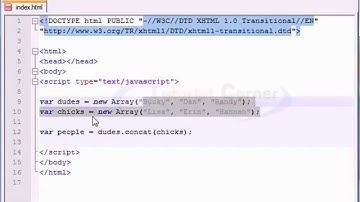 JavaScript Video Tutorial– 30/40. Array Properties and Methods