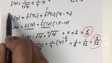 التقريب الخطي الحصة ((2)) Linear Approximation