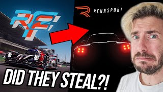 SIM RACING DRAMA | Did Rennsport STEAL From rFactor 2? - My First Impressions