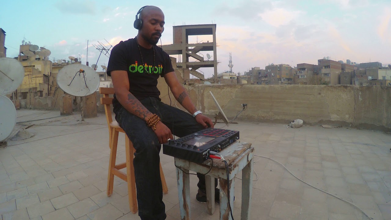 Drummer B -  MPC Live rooftop performance  "Deep" (Cairo, Egpyt)