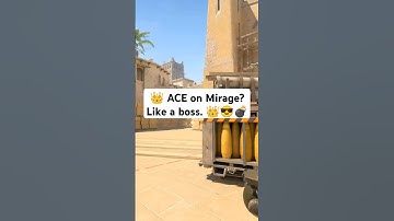 👑 ACE on Mirage? Like a boss. 👑😎💣 #cs2 #shorts