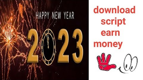 Happy New Year 2023 whatsapp viral script link|| earn money with happy new year 2023 script||