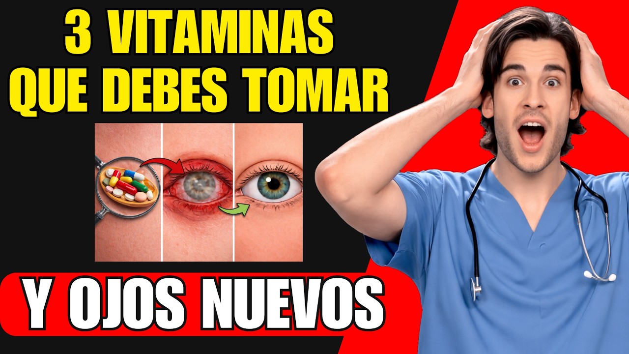 Las 3 Vitaminas Que RECUPERAN La VISION y FORTALECEN Los OJOS Mientras Duermes