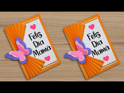 Video: Tarjetas de papel DIY para el Día de la Madre