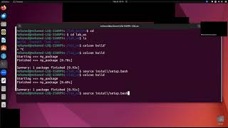 Create Your First Package (ament_python)