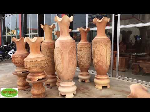 Video Các mẫu lọ lục bình gỗ xà cừ siêu đẹp mới cập bến về... - youtube