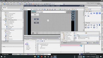 TIA portal Simulation between PLC and HMI