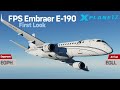 Xplane 12  fps embraer e190  egphegll  first look review