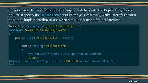 How to Retrieve a Unique ID of a Mobile Device in Xamarin C#