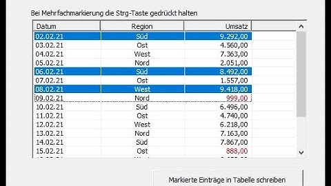 218: Excel-VBA: Die bessere ListBox? Das Listview-Element mit super Eigenschaften