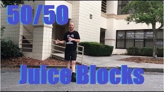 50/50 UFS Inline skate frame test with freestyle “juice” blocks