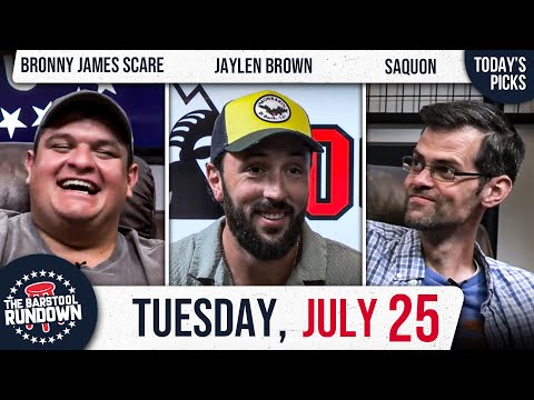 Saquon and Jaylen Brown Get PAID | Barstool Rundown - July 25, 2023