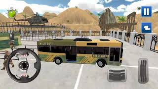 Army Bus Driving #1  - Military Coach Transporter New Bus Unlocked Android Gameplay screenshot 5
