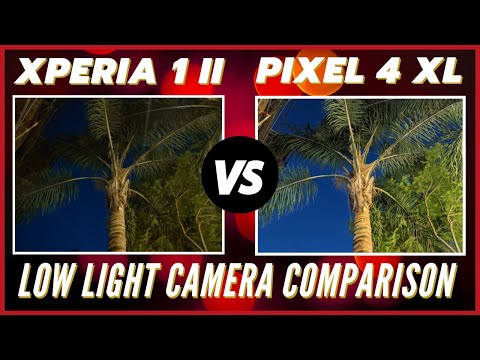 Sony Xperia 1 ii vs Google Pixel 4 XL Camera Comparison (Low Light)