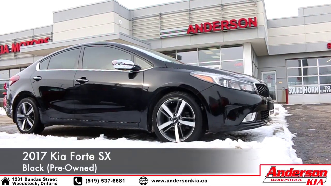 Pre-Owned: 2017 Kia Forte SX (Black) - Feature - YouTube