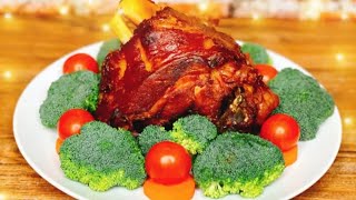CODILLO DE CERDO AL HORNO CRUJIENTE | @UnaChefenlaCocina