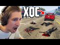 THE MOST DEADLY POLICE CHASE SHOOTOUT! - xQc GTA Roleplay