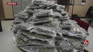 Wagoner County Deputies Arrest Woman With Over 100 Pounds Of Marijuana
