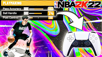 how to SPEEDBOOST with a LOW BALL HANDLE in NBA 2K22! LOW BALL HANDLE DRIBBLE TUTORIAL W/ HANDCAM