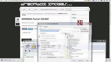 Dreambox 800SE mit DreamUp flashen