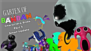 Garten of Banban 6 CHARACTER SIZES + VOICES DC2 Animation PART 5 Small Update