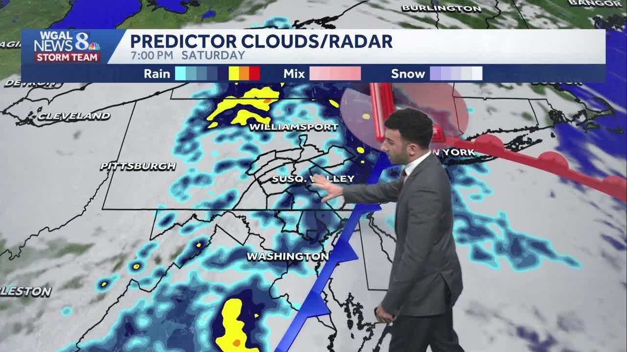 More rain & cooler Saturday; drier for Sunday - YouTube
