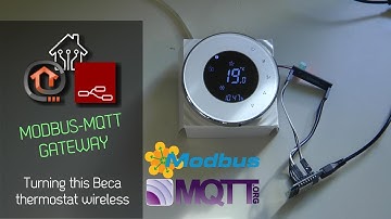 Modbus to MQTT Gateway for Beca thermostat