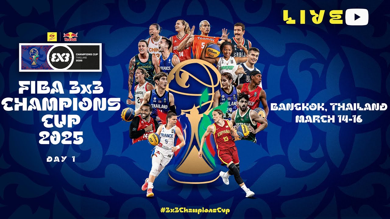 RE- LIVE | FIBA 3x3 Sponsor | Red Bull Champions Cup  | Day 1