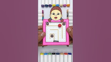 Squid Game Season 2 Cardboard Maze Game | The Ultimate DIY Challenge Fun & Easy Craft #shorts #squid