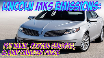 Lincoln MKS Emissions Loations: PCV, EVAP Purge, Oxygen sensors.