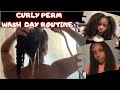 GINACURL Curly Perm Wash Day Routine START to FINISH