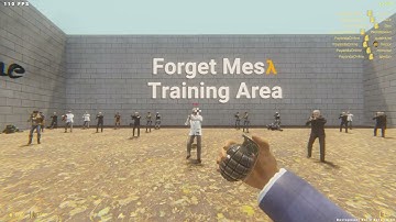 Forget Mesa - Bots Grenade Reactions ( lol ) - Half Life Unity 3D Remake Project