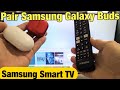 Samsung smart tv how to connectpair galaxy buds buds 2 pro live etc