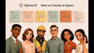 Sparsa AI - Meet Our AI Agents
