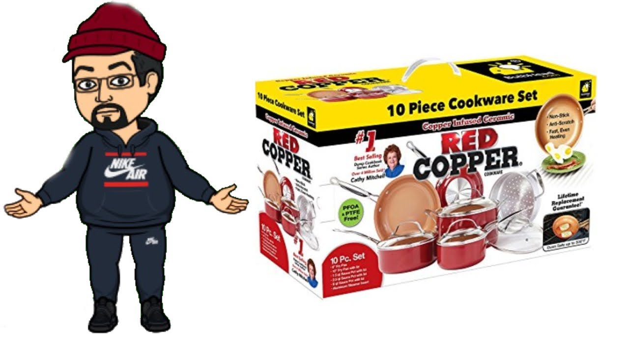 Red Copper Cookware Set - BULBHEAD - YouTube