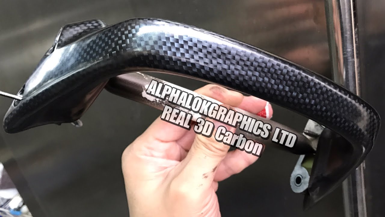 hydro dip carbon bike frame